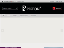 Tablet Screenshot of pigeonluggage.com